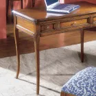 Schreibtisch mit 3 Schubladen aus Bassano-Holz, Frankreich, hergestellt in Italien – Adon Viadurini