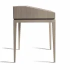 Moderner Schreibtisch aus Nussbaumholz, B 105 x T 65 cm, Acario Viadurini