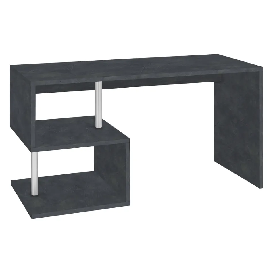 Weißer oder Schiefer Schreibtisch in italienischem Design Holz 3 Größen - Michel Viadurini