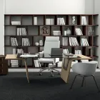 Schreibtisch mit Glasplatte Andrea Stramigioli - Frafalla Viadurini