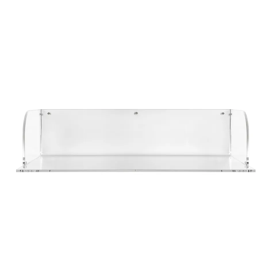 Otilia Plexiglas-Wandschreibtisch im minimalistischen Design, hergestellt in Italien Viadurini