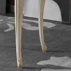 Luxuriöser Wohnzimmerschreibtisch aus Holz mit 5 Schubladen Made in Italy - Caligola Viadurini