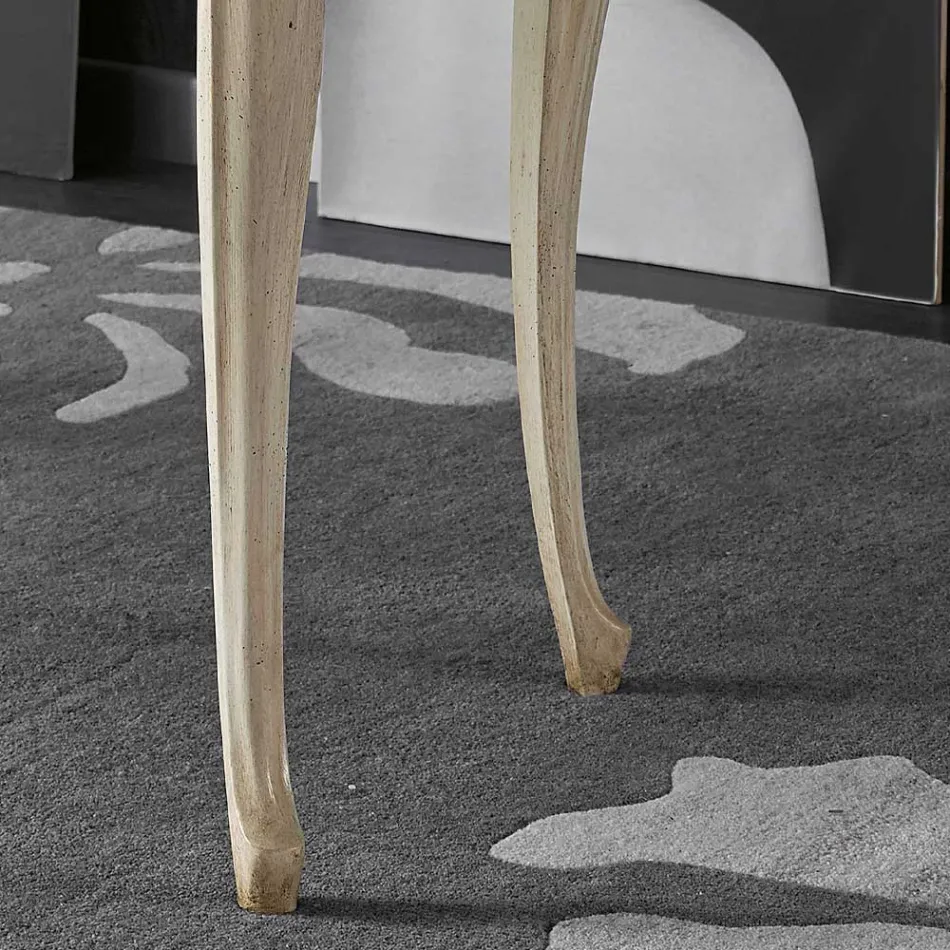 Luxuriöser Wohnzimmerschreibtisch aus Holz mit 5 Schubladen Made in Italy - Caligola Viadurini