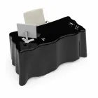 Modernes Design Büro-Schreibtisch von Stoff, Made in Italy Viadurini