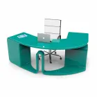 Design-Schreibtisch mit Schubladen, hergestellt in Italien, Milazzo Viadurini