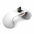 Büroschreibtisch im modernen Design, hergestellt in Italien, Telese Viadurini