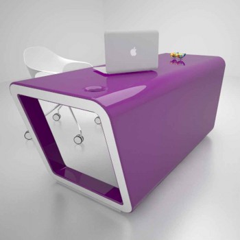 Design Schreibtisch in Adamantx® Ego Made in Italy