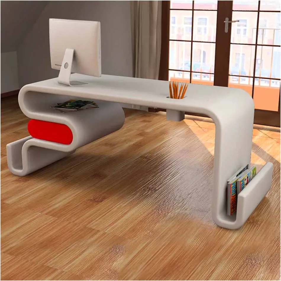 Modern Design Desk Flex Made in Italy Viadurini
