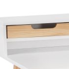 Design-Schreibtisch aus Kiefernholz und matt lackierter Mdf-Platte - Deutschland Viadurini