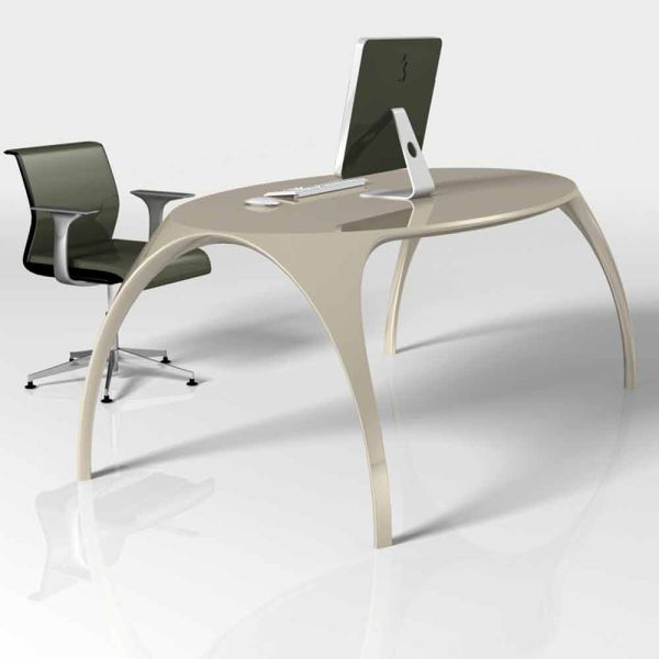 Moderner design-schreibtisch, hergestellt in italien, pomposa