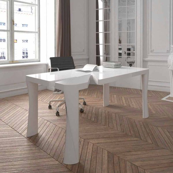 Design schreibtisch aus solid surface für das büro punk