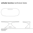 Karim Rashid Schreibtisch aus Harz - Smania Viadurini