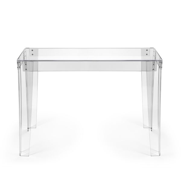 Transparenter schreibtisch aus plexiglas modernes design made in italy - vichy