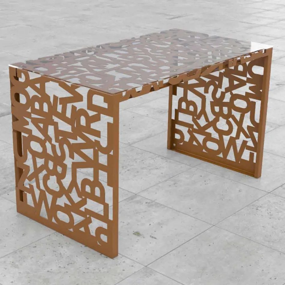 Schreibtisch Kattedra Letters &quot;Ein Wasserfall&quot; 120x65x75 Mabele Viadurini