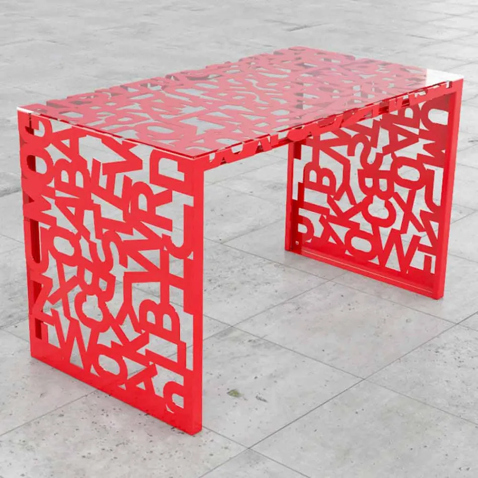 Schreibtisch Kattedra Letters &quot;Ein Wasserfall&quot; 160x80x75 Mabele Viadurini