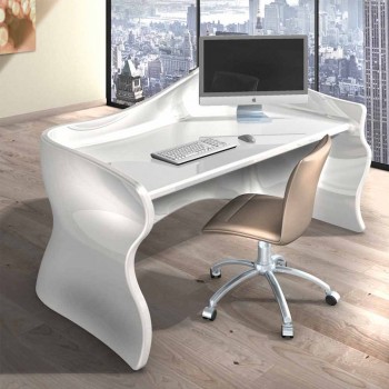 Moderner Schreibtisch Büro Veil, made in Italy