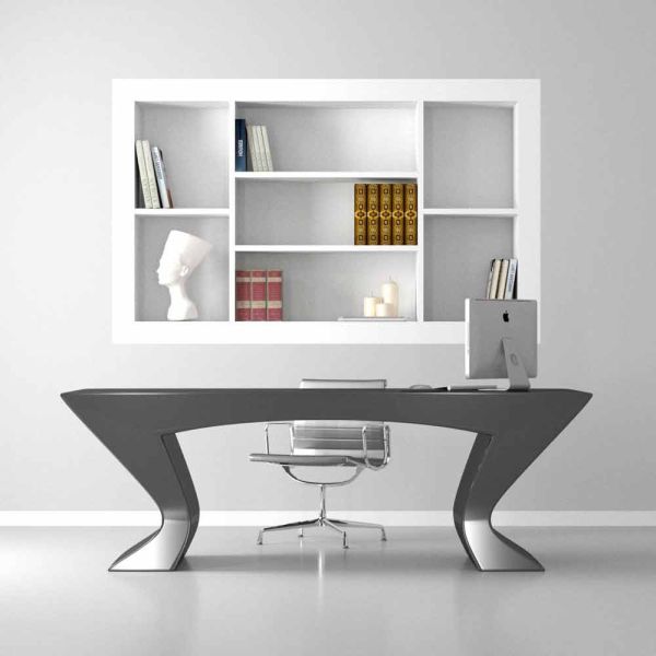 Schreibtisch büro in modernem design nefertiti made in italy