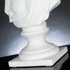 Weiße handgefertigte Keramikskulptur 100 % Made in Italy Fabas 1 Viadurini