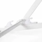 Outdoor-Liegestuhl aus Aluminium mit Sitz aus Textilene, 4 Stück - Kailua Viadurini