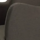 Stuhl mit Armlehnen mit Holzbeinen und gepolstertem Sitz, hergestellt in Italien – Bari Viadurini