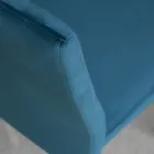 Küchenstuhl mit Metallbeinen und Samtsitz, 4 Stück - Darvina Viadurini