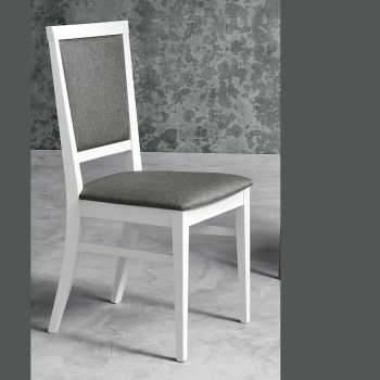 Design-Küchenstuhl aus Buchenholz und Stoff im modernen Stil - Taver
