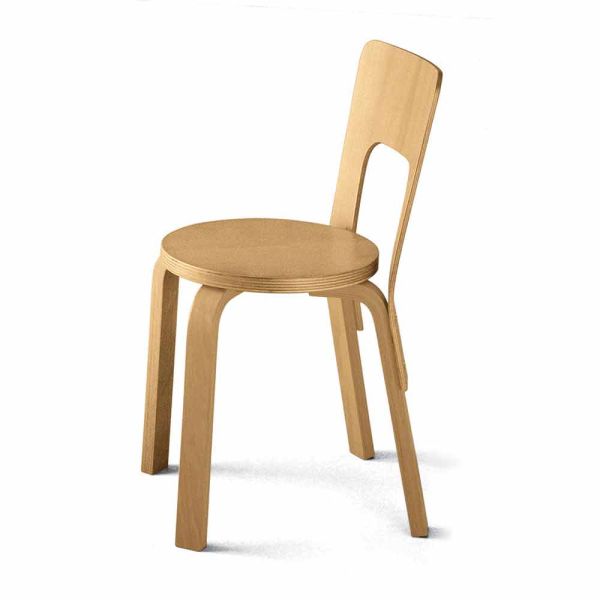 Küchenstuhl aus natürlichem gebogenem buchenholz made in italy - cassiopea