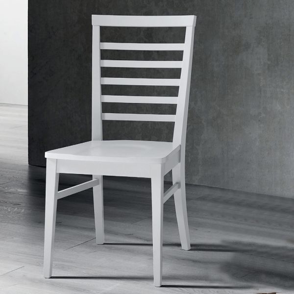 Italienischer design-küchenstuhl aus massivem buchenholz - jeanine