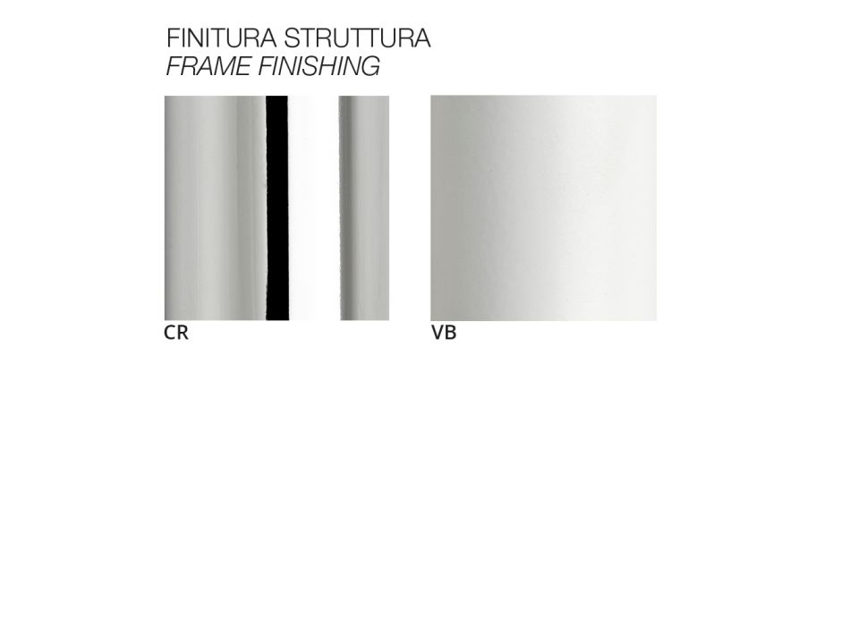 Küchenstuhl aus Polycarbonat und Stahl Made in Italy 4 Stück - Braun Viadurini