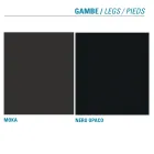 Küchenstuhl gepolstert mit Mikrofaser Made in Italy, 2 Stück - Rebecca Viadurini