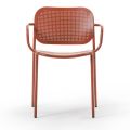Outdoor-Stuhl mit Metallarmlehnen Made in Italy 2 Stück - Synergy