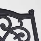 Stapelbarer Außenstuhl aus weißem oder anthrazitfarbenem Aluminium, 4 Stück - Ode Viadurini