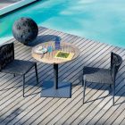 Stapelbarer Outdoor-Stuhl aus Aluminium und Seil Made in Italy - Nymeria Viadurini