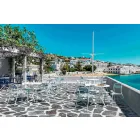 Stapelbarer Aluminiumstuhl im Freien Hergestellt in Italien, 4 Stück - Ulyssa Viadurini