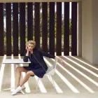 Faz Vondom Design-Gartenstuhl aus Polycarbonat und Polypropylen Viadurini