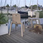 Outdoor-Stuhl aus Polyethylen 7 Farben Made in Italy 2 Stück - Ronnie Viadurini