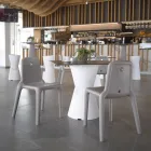 Outdoor-Stuhl aus Polyethylen 7 Farben Made in Italy 2 Stück - Ronnie Viadurini