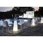 Outdoor-Stuhl aus Polyethylen und Aluminium Made in Italy 2 Stück - Rizia Viadurini