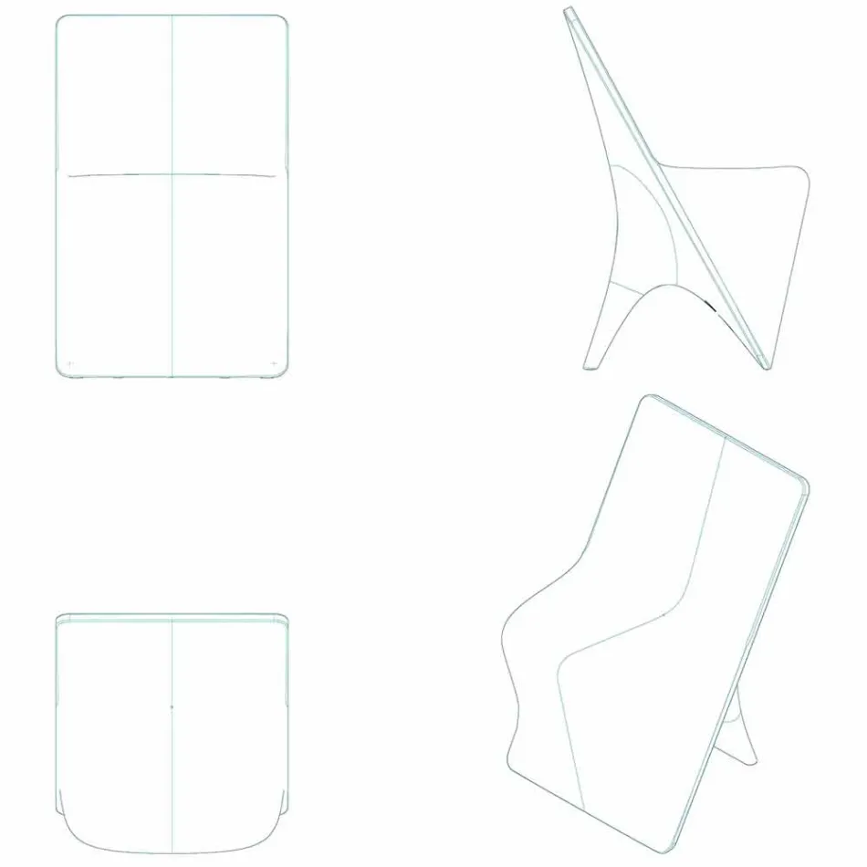 Moderner Gartenstuhl Sloo von Vondom aus Polyethylen Viadurini