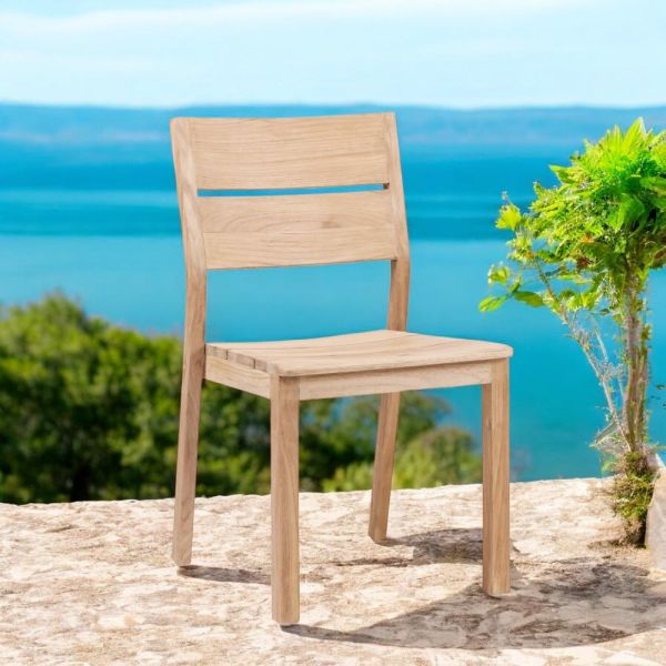Gartenstuhl aus teakholz - marie
