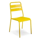 Gartenstuhl ganz aus Metall - Schleife Viadurini