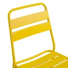 Gartenstuhl ganz aus Metall - Schleife Viadurini