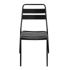 Gartenstuhl ganz aus Metall - Schleife Viadurini