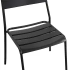 Gartenstuhl ganz aus Metall - Schleife Viadurini