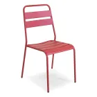 Gartenstuhl ganz aus Metall - Schleife Viadurini