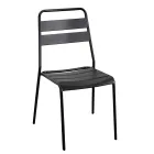 Gartenstuhl ganz aus Metall - Schleife Viadurini