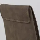 Indoor-Stuhl mit hoher Rückenlehne aus Kunstleder Made in Italy - Cleto Viadurini