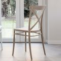 Stapelbarer Stuhl für den Innen- und Außenbereich aus verstärktem Harz mit Glasfaser – Naira