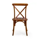 Stapelbarer Innenstuhl aus Ulmenholz - Barriera Viadurini