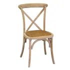 Stapelbarer Innenstuhl aus Ulmenholz - Barriera Viadurini